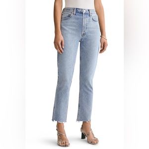 Agolde Riley High Waist Step Hem Jeans